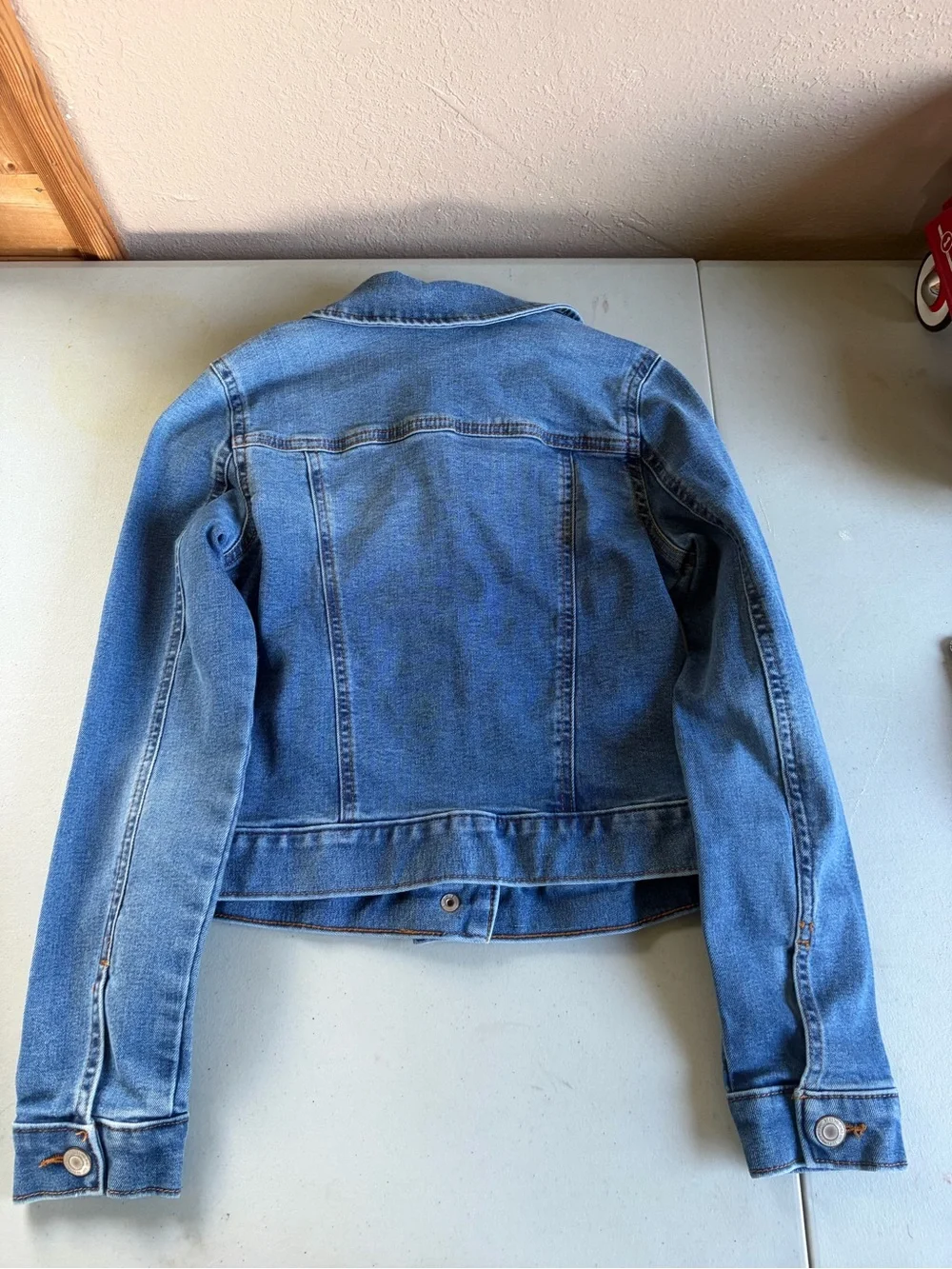 Kids Blue Denim Jacket - Classic Button-Up size 10/12